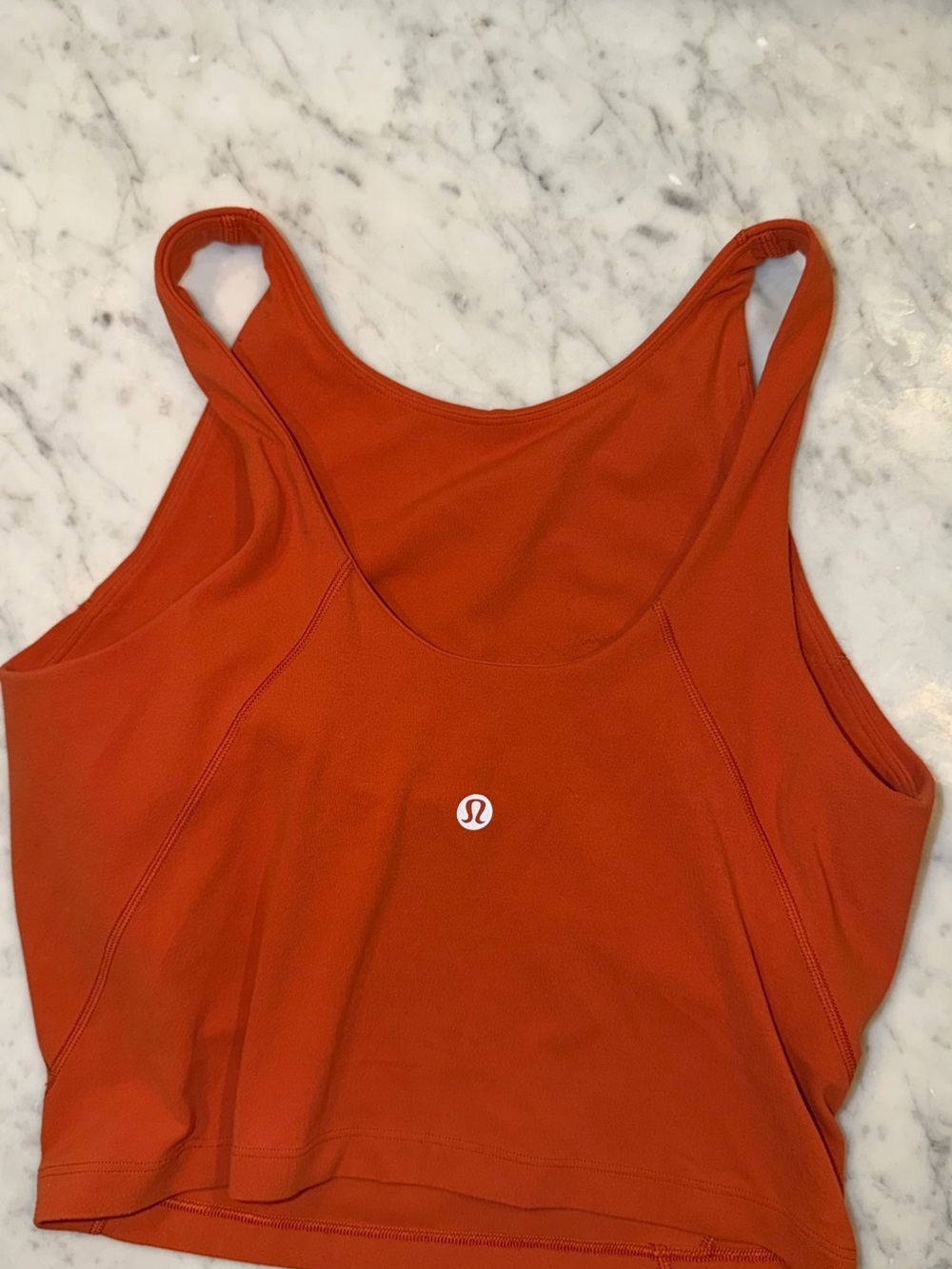 lululemon align athletica Women's Rust Orange Athletic Tank size 4